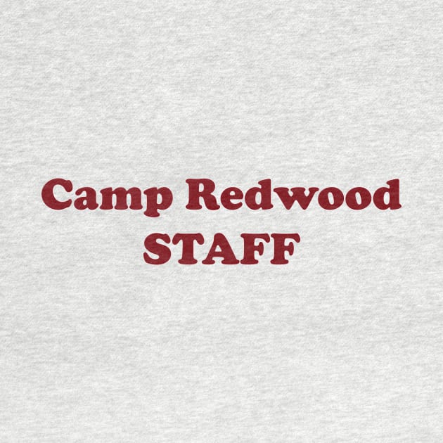 California Camp Staff, Red Ink by Heyday Threads